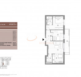 Apartament, 3 camere cu loc parcare subteran inclus Bucuresti/Ferdinand
