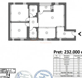 Apartament, 3 camere cu loc parcare subteran inclus Bucuresti/Timpuri Noi