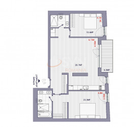 Apartament, 3 camere cu loc parcare subteran inclus Bucuresti/Herastrau