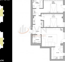Apartament, 3 camere cu loc parcare subteran inclus Bucuresti/Sisesti