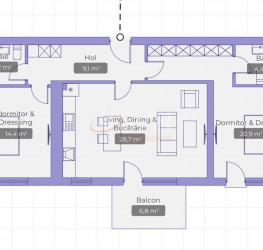 Apartament, 3 camere in ARQA - JOLIE VILLAGE Bucuresti/Iancu Nicolae