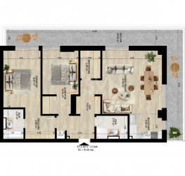 Apartament, 3 camere in Gemina by the lake Bucuresti/Pipera