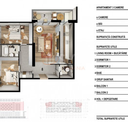 Apartament, 3 camere in NEW WORLD SPLAIUL UNIRII Bucuresti/Splaiul Unirii (s3)
