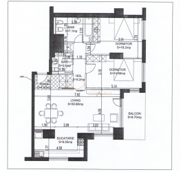 Apartament, 3 rooms, 105 mp Bucuresti/Nordului