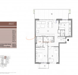Apartament, 3 rooms, 132.8 mp Bucuresti/Ferdinand