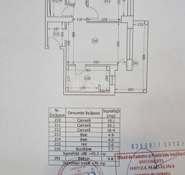 Apartament, 3 rooms, 65.2 mp Bucuresti/Pipera