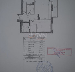 Apartament, 3 rooms, 67.18 mp Bucuresti/Titan