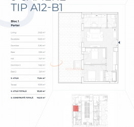 Apartament, 3 rooms, 72 mp Bucuresti/Barbu Vacarescu