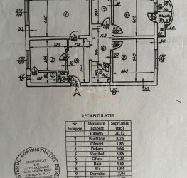 Apartament, 3 rooms, 73 mp Bucuresti/Nerva Traian