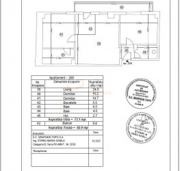 Apartament, 3 rooms, 73.1 mp Bucuresti/Pipera