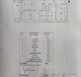 Apartament, 3 rooms, 74.43 mp Bucuresti/Iancului