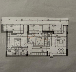 Apartament, 3 rooms, 75.96 mp Ilfov/Voluntari