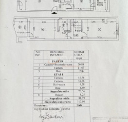 Apartament, 3 rooms, 82 mp Bucuresti/Iancului