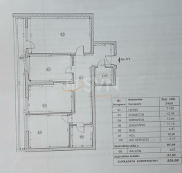Apartament, 3 rooms, 82.06 mp Bucuresti/Chitila