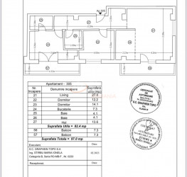 Apartament, 3 rooms, 82.4 mp Bucuresti/Pipera