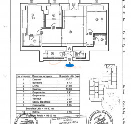 Apartament, 3 rooms, 84.9 mp Bucuresti/Floreasca