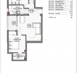 Apartament, 3 rooms with outdoor parking included Bucuresti/Stefan Cel Mare