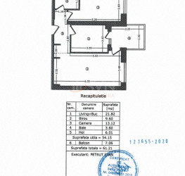 Apartament, 3 rooms with outdoor parking included Bucuresti/Piata Presei Libere