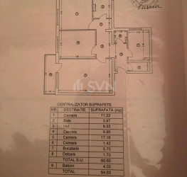 Apartament, 3 rooms with outdoor parking included Bucuresti/Tineretului