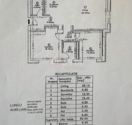 Apartament, 3 rooms with outdoor parking included Bucuresti/Pipera