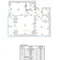 Apartament, 3 rooms with underground parking included Bucuresti/Pipera