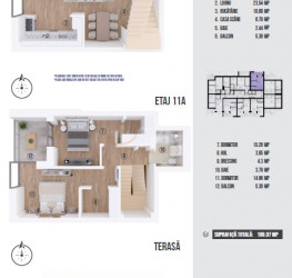 Apartament, 3 rooms with underground parking included Bucuresti/Aviatiei