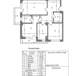 Apartament, 3 rooms with underground parking included Bucuresti/Chibrit