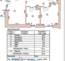 Apartament, 3 rooms with underground parking included Bucuresti/Pipera