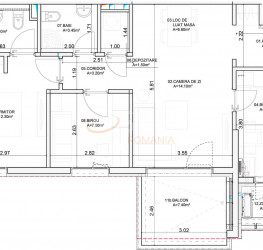 Apartament, 3 rooms with underground parking included Bucuresti/Bucurestii Noi