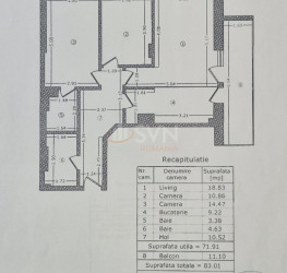 Apartament, 3 rooms with underground parking included Bucuresti/Lujerului