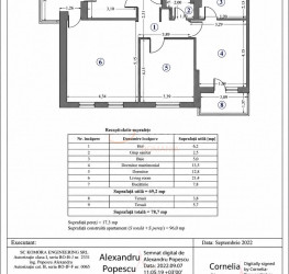 Apartament, 3 rooms with underground parking included Bucuresti/Pipera