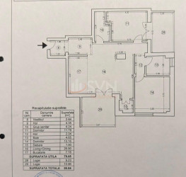Apartament, 3 rooms with underground parking included Bucuresti/Sisesti