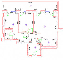 Apartament, 3 rooms with underground parking included Bucuresti/Pipera