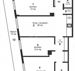 Apartament, 4 camere, 106.56 mp Bucuresti/Mihai Bravu (s2)