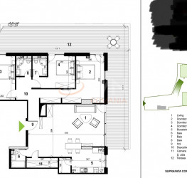 Apartament, 4 camere, 117 mp Bucuresti/Piata Unirii (s3)