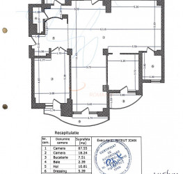 Apartament, 4 camere, 131.89 mp Bucuresti/Nerva Traian