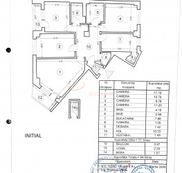 Apartament, 4 camere, 77.1 mp Bucuresti/Turda