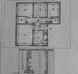 Apartament, 4 camere, 89.27 mp Bucuresti/Decebal