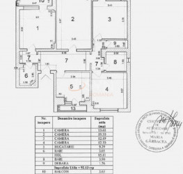 Apartament, 4 camere, 92.43 mp Bucuresti/Baneasa