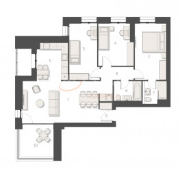 Apartament, 4 camere, 95.49 mp Bucuresti/Pipera