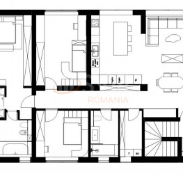 Apartament, 4 camere cu loc parcare subteran inclus Brasov/Blumana