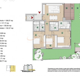 Apartament, 4 camere in ALLEGRA  PIPERA Bucuresti/Pipera