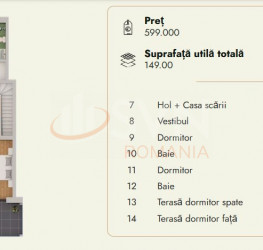 Apartament, 4 camere in Foresti Sinaia Prahova/Centru