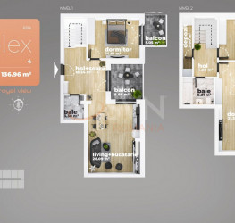 Apartament, 4 rooms, 112.46 mp Bucuresti/Berceni