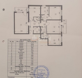 Apartament, 4 rooms, 86.65 mp Bucuresti/Turda
