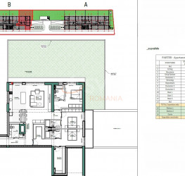 Apartament, 4 rooms with outdoor parking included Bucuresti/Pipera