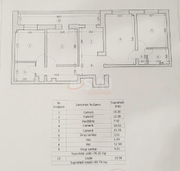 Apartament, 4 rooms with outdoor parking included Bucuresti/Crangasi