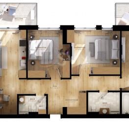 Apartament, 4 rooms with outdoor parking included Ilfov/Tunari