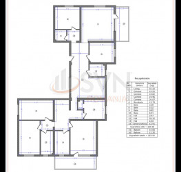 Apartament, 6 camere cu loc parcare exterior inclus Bucuresti/Sisesti