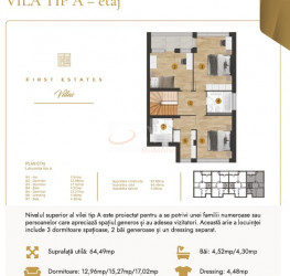Casa, 4 rooms, 116.91 mp Bucuresti/Pipera